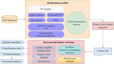 Identification of methylation signatures and rules for predicting the severity of SARS-CoV-2 infection with machine learning methods